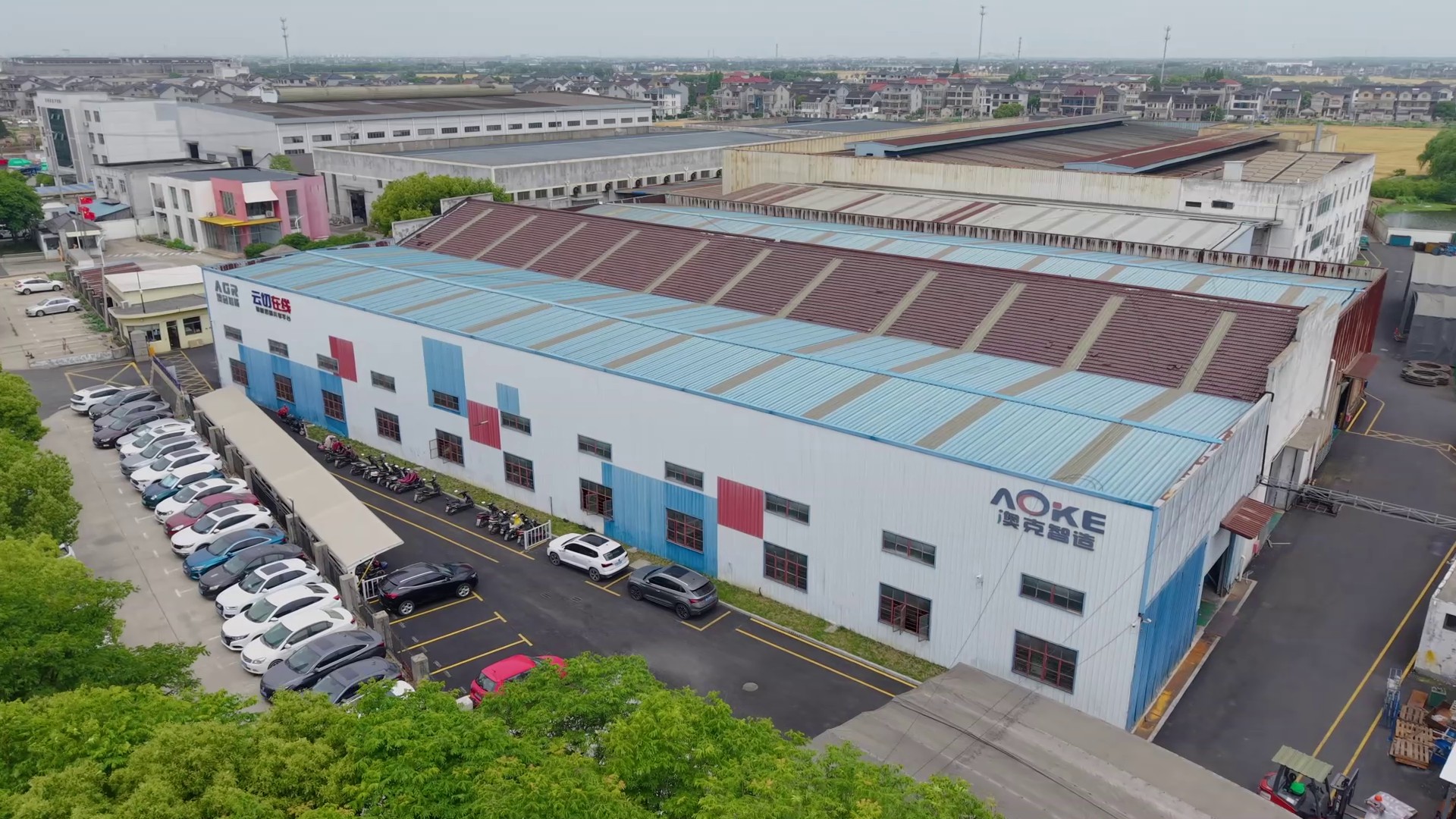 YUNCUT steel processing yard — outdoor material storage, Jiangsu Province China
