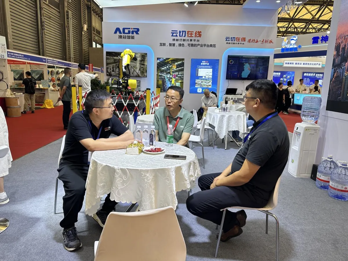 YUNCUT and AGR Robotics booth at bauma CHINA 2024 in Shanghai